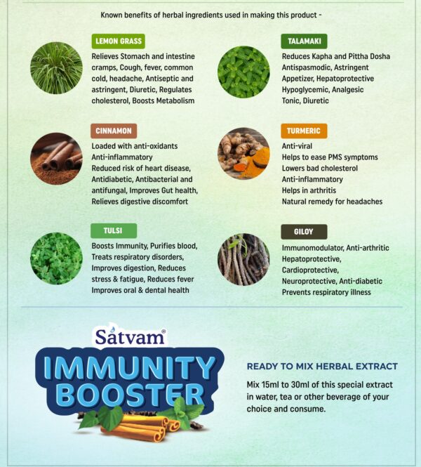 IMMUNITY BOOSTER-Ready to MIX herbal extract-200ml - Image 3