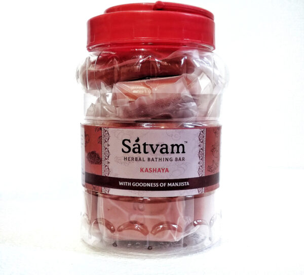 Satvam Herbal Bathing Bar - KASHAYA (Pack of 7 * 75g) - Image 2