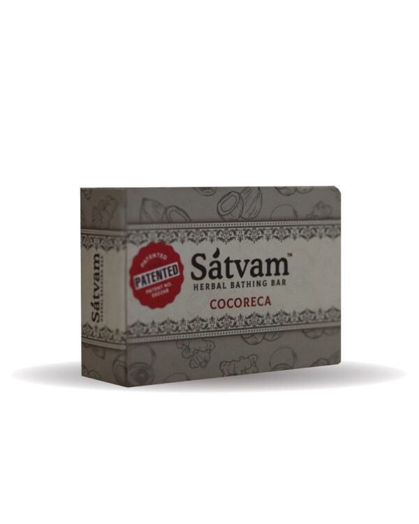 Satvam Herbal Bathing Bar -COCORECA (pack of 7 * 75g)