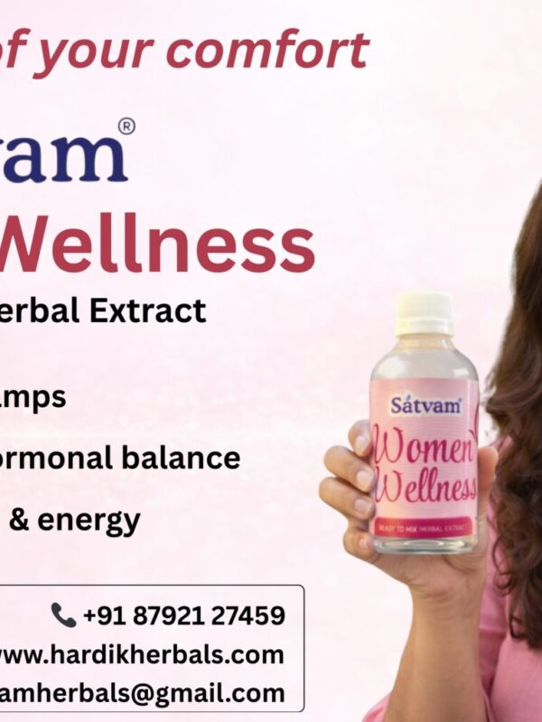 Satvam Women Wellness – Ready to Mix Herbal Extract 250ml