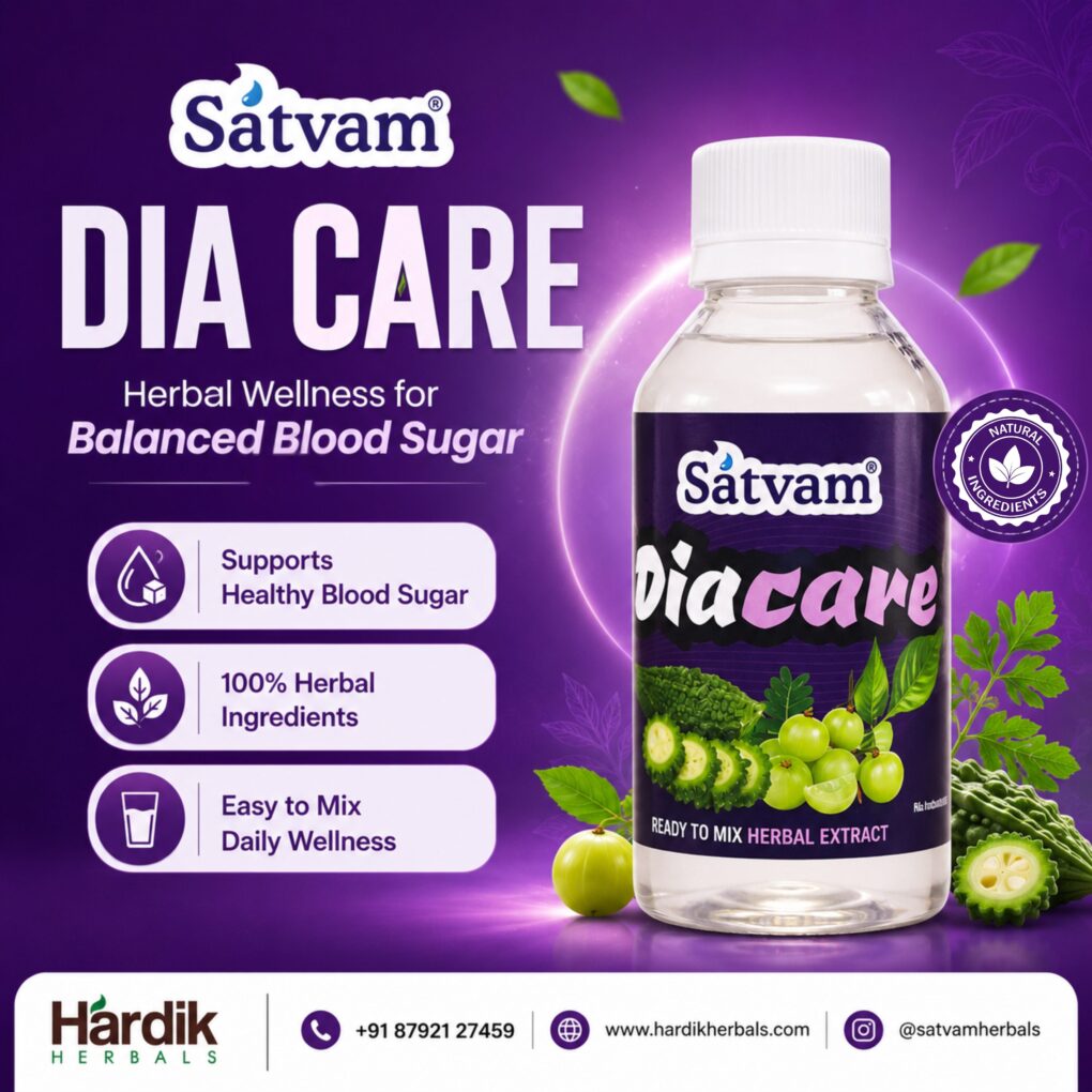Satvam Dia Care Ready to Mix Herbal Extract 250ml for Daily Herbal Wellness