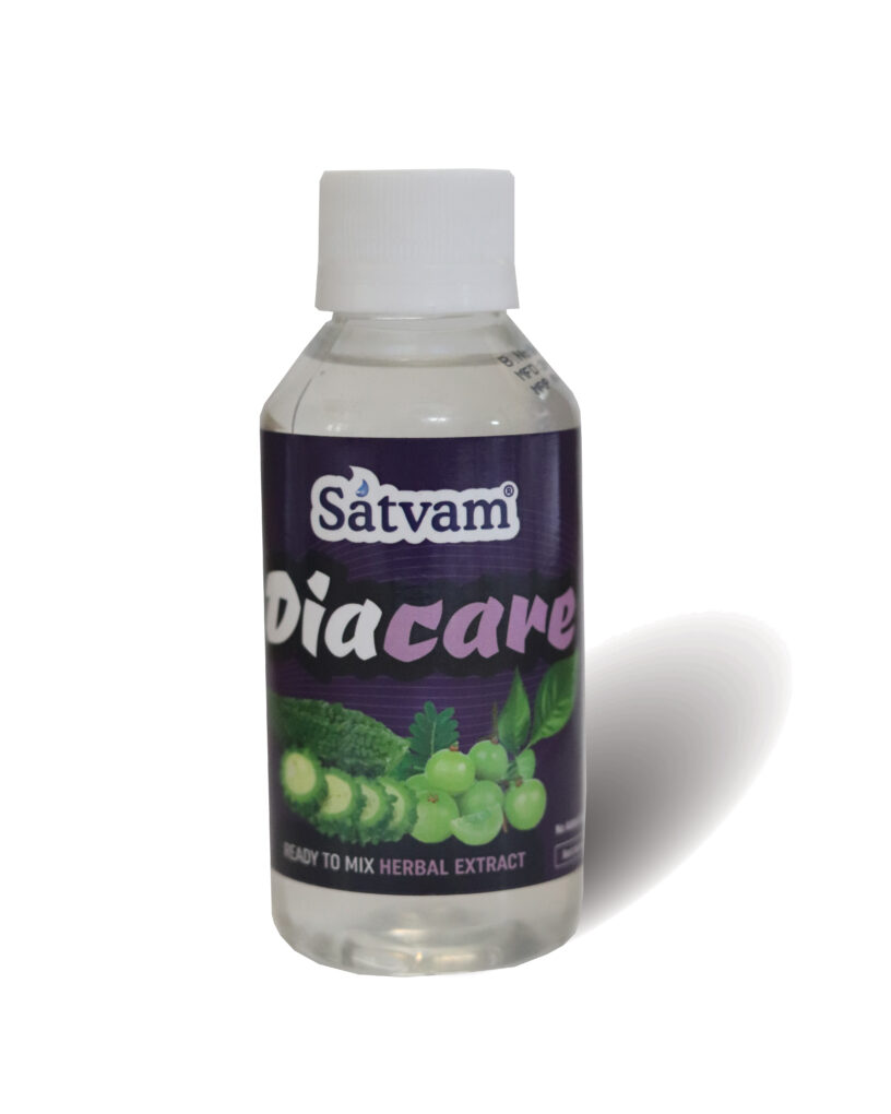 Satvam Dia Care Ready to Mix Herbal Extract 100ml for Daily Herbal Wellness